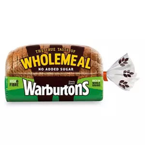 Wholemeal No Added Sugar Sliced Loaf