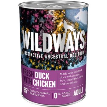 Wildways Fresh Duck With Chicken & Vegetables Dry Adult Dog Food (400g)