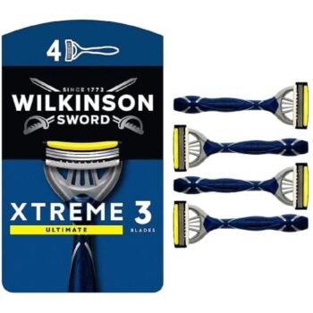 Wilkinson Sword Xtreme 3 Ultimate Plus Men's Disposable Razors (4)