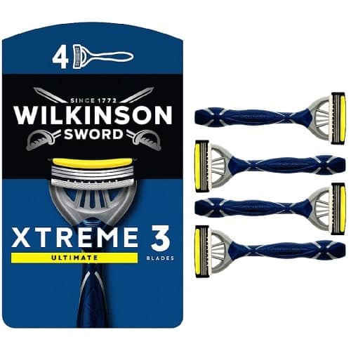 Wilkinson Sword Xtreme 3 Ultimate Plus Men's Disposable Razors (4)