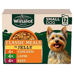 Winalot Meaty Chunks Mixed in Jelly Wet Small Dog Food (12 x 85g)