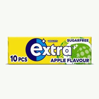 Wrigley's Extra Sugar Free Apple Flavour Chewing Gum (10 x 14g)