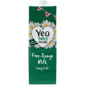 Yeo Valley Organic Free Range Semi Skimmed Long Life Milk (1 Litre)