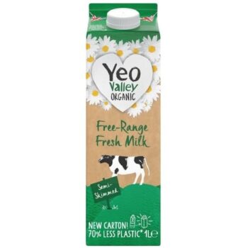 Yeo Valley Organic Free Range Semi Skimmed Milk (1 Litre)