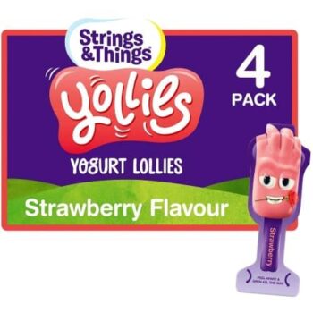 Yollies Strawberry Yogurt Lolly (4 x 25g)