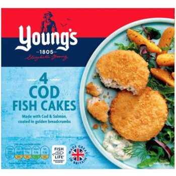 Youngs 4 Cod Cakes (4 x 200g)
