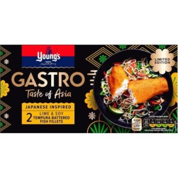 Young's Gastro Taste of Asia 2 Tempura Lime and Soy Fish Fillets (2 x 270g)