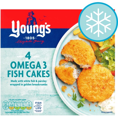 Young's Omega 3 Fish Cakes (4 x 200g)