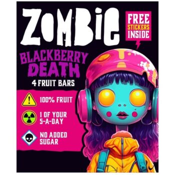 Zombie Blackberry Fruit Snack Bar Multipack (4 x 25g)