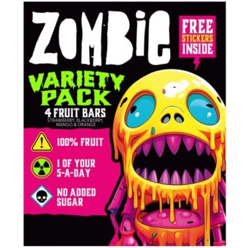 Zombie Fruit Bars Variety Multipack (4 x 25g)