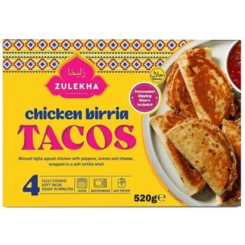 Zulekha Halal Chicken Birria Tacos (520g)