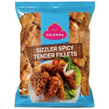Zulekha Halal Sizzler Spicy Tender Chicken Fillets (720g)