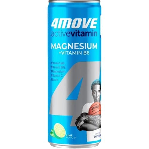4Move Active Magnesium + Vitamins Lime Drink (250ml)