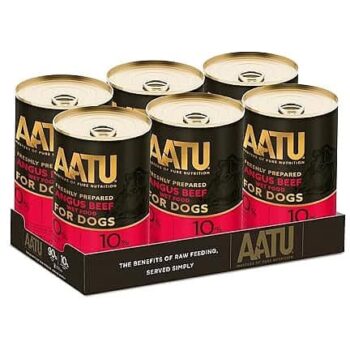 Aatu Angus Beef Adult Wet Dog Food Tin (400g)