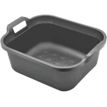 Addis Eco Metallic Silver Recycled Plastic Washing up Bowl (10 Litre)