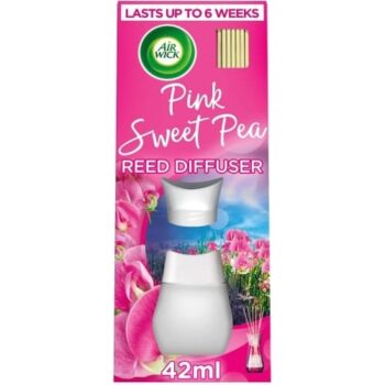 Air Wick Reed Diffuser Pink Sweet Pea Air Freshener (42ml)