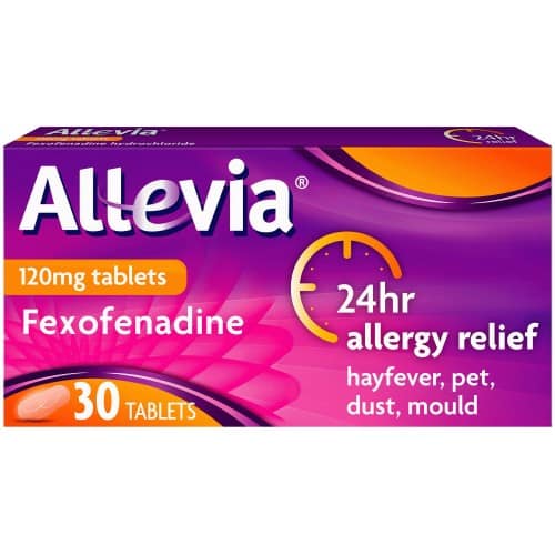Allevia Hayfever Allergy Relief Fexofenadine Tablets (30 x 120mg)