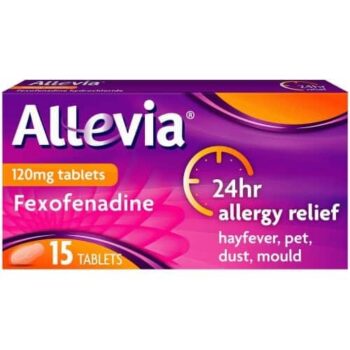 Allevia Hayfever Allergy Relief Tablets Tablets (15 x 120mg)
