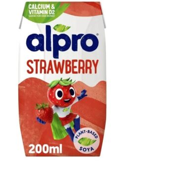 Alpro Kids Soya Strawberry Long Life Dairy Free Drink (200ml)