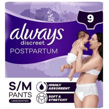 Always Discreet Postpartum & Adult Incontinence Pants Size M (9)