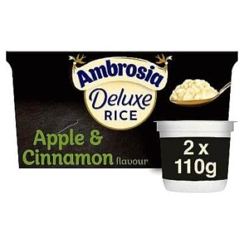 Ambrosia Apple & Cinnamon Flavour Deluxe Rice (2 x 110g, 220g)