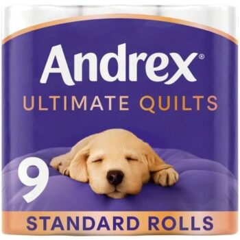 Andrex Supreme Quilts Toilet Tissue 9 Rolls - Toilet Rolls (9)