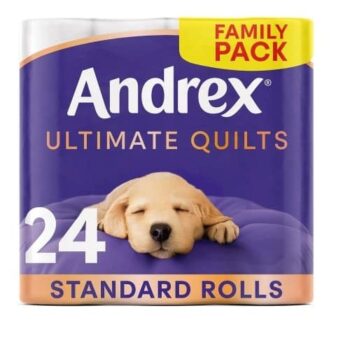 Andrex Ultimate Quilts Toilet Tissue 24 Rolls