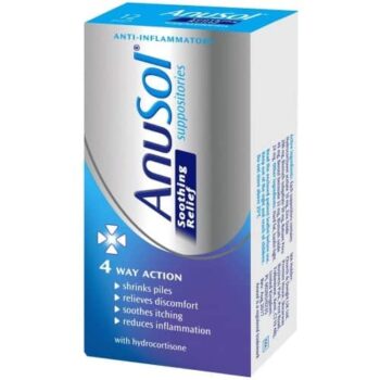 Anusol 4 Way Action Suppositories Soothing Relief (12)