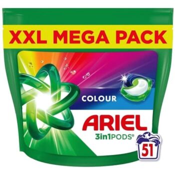 Ariel Colour All-in-1 Pods Washing Liquid Capsules 51 Washes