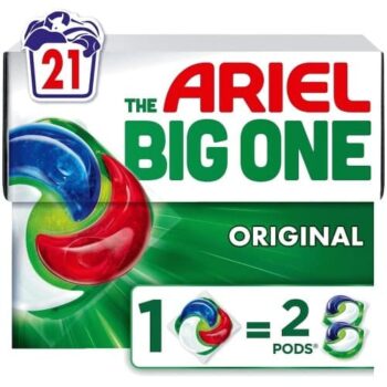 Ariel The Big One Original Washing Liquid Pods 21 washes (762.3g)