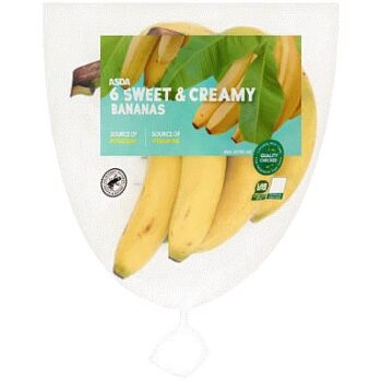 ASDA 6 Sweet & Creamy Bananas