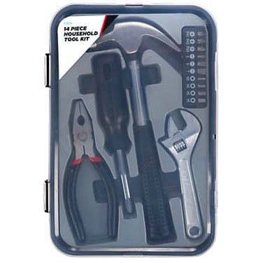 ASDA Asda 14Pc Household Tool Kit