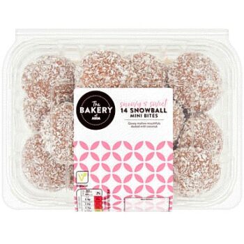 ASDA Baker's Selection The Bakery 14 Snowball Mini Bites (160g)