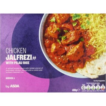 ASDA Chicken Jalfrezi with Pilau Rice
