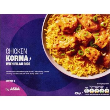 ASDA Chicken Korma with Pilau Rice