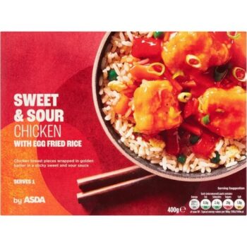 ASDA Chinese Sweet & Sour Chicken with Egg Fried Rice