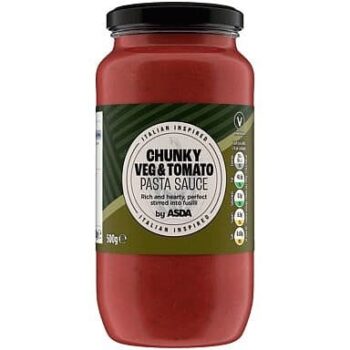 ASDA Chunky Veg & Tomato Pasta Sauce (500g)