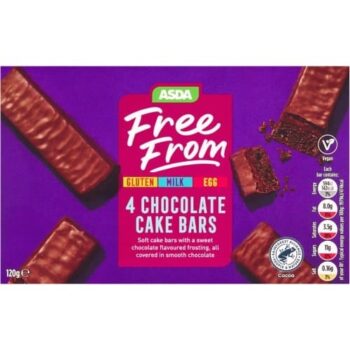 ASDA Free From 4 Chocolate Cake Bars