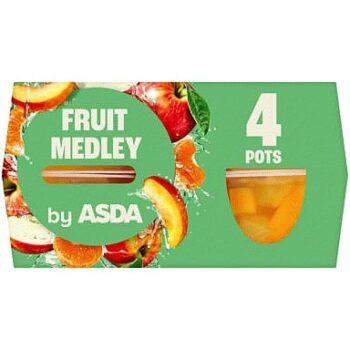 ASDA Fruit Medley Pots (4 x 113g, 452g)