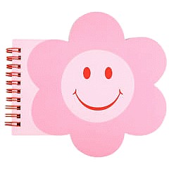 ASDA Lucky Charm Flower Shaped Notebook