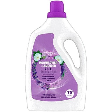 ASDA Moonflower & Lavender 2 in 1 Laundry Liquid 70 Washes