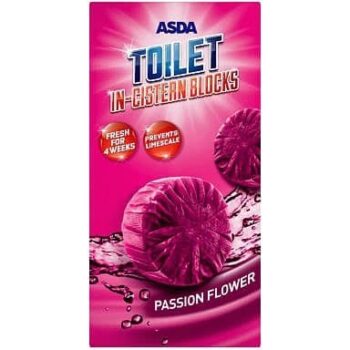 Asda Passion Flower Toilet In-Cistern Blocks (2 x 45g)