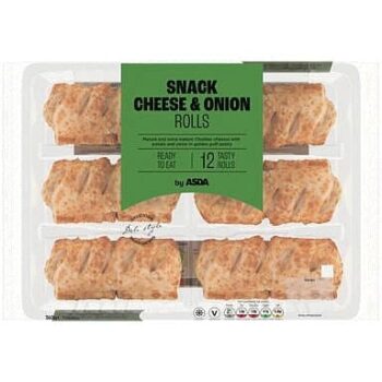 ASDA Snack Cheese & Onion Rolls (12 x 30g, 360g)