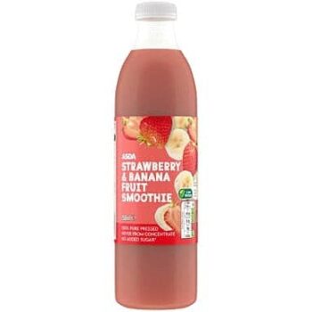 ASDA Strawberry & Banana Fruit Smoothie (750ml)