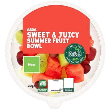 ASDA Sweet & Juicy Summer Fruit Bowl (450g)