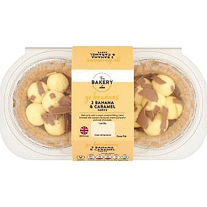 ASDA The Bakery at 2 Banana & Caramel Tarts