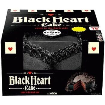 ASDA The Bakery at Black Heart Cake