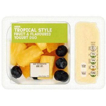ASDA Tropical Style Fruit & Flavoured Yogurt Duo (180g)