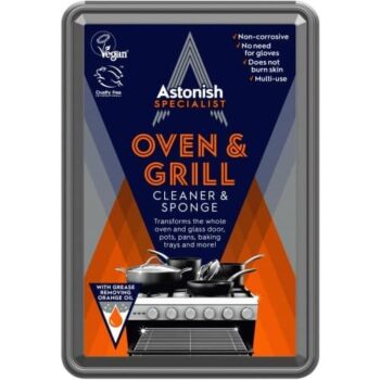 Astonish Specialist Anti Bacterial Oven & Grill Cleaner Sponge (250g)