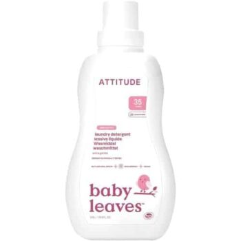 Attitude Baby Leaves Laundry Liquid 35 Loads Fragrance Free (1.05 Litre)